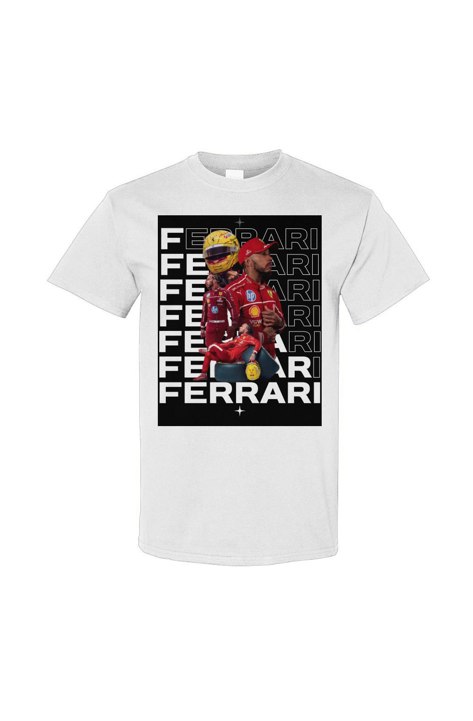 Lewis Hamilton X Ferrari T Shirt (Vol.1)