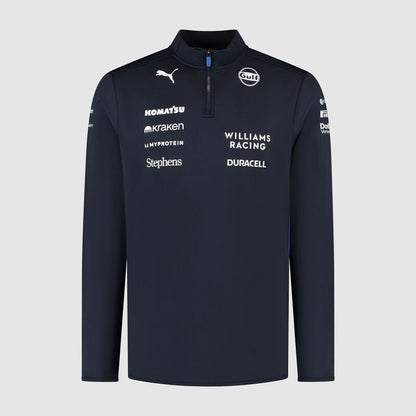 Williams Racing PUMA 2025 Team 1/4 Zip Sweater