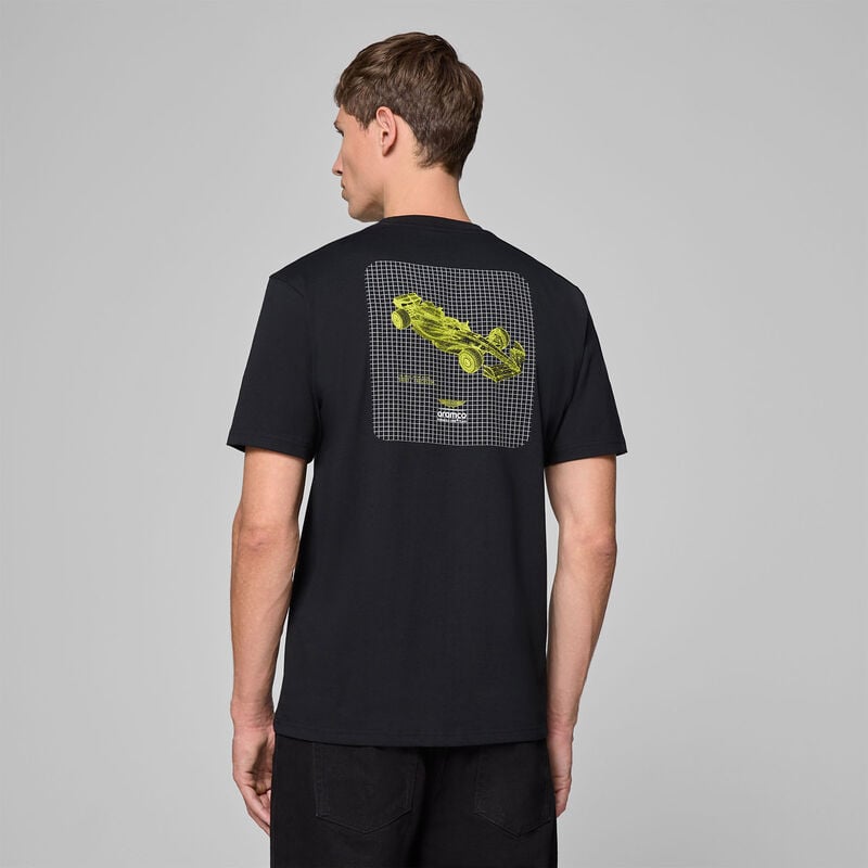 Aston Martin F1 Team Wireframe Graphic T-shirt