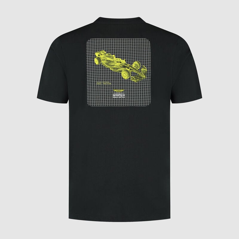 Aston Martin F1 Team Wireframe Graphic T-shirt