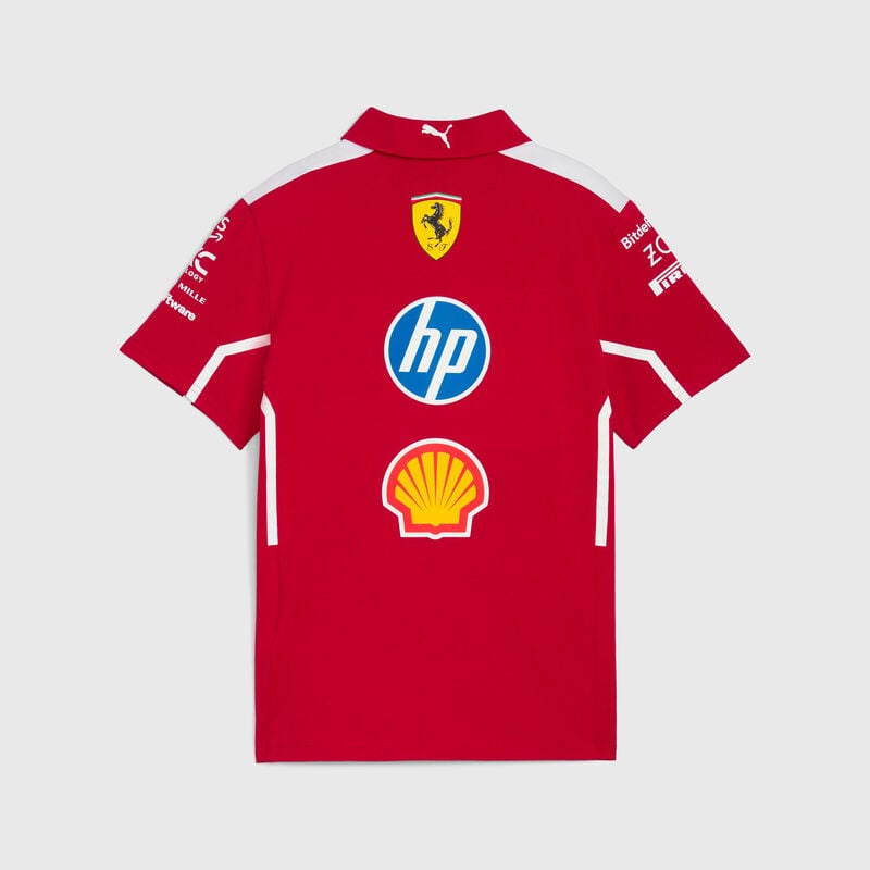 Scuderia Ferrari F1 Kids PUMA 2025 Team Polo