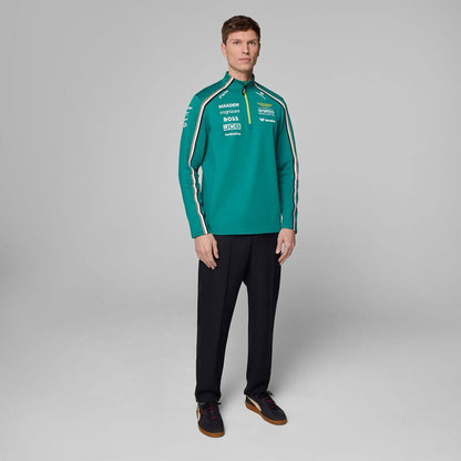 Aston Martin F1 Team 2025 Team 1/4 Zip Sweater