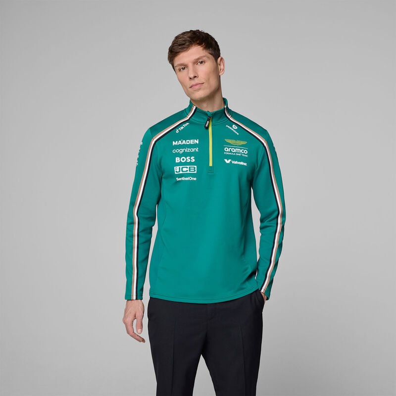 Aston Martin F1 Team 2025 Team 1/4 Zip Sweater