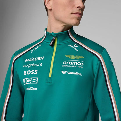 Aston Martin F1 Team 2025 Team 1/4 Zip Sweater