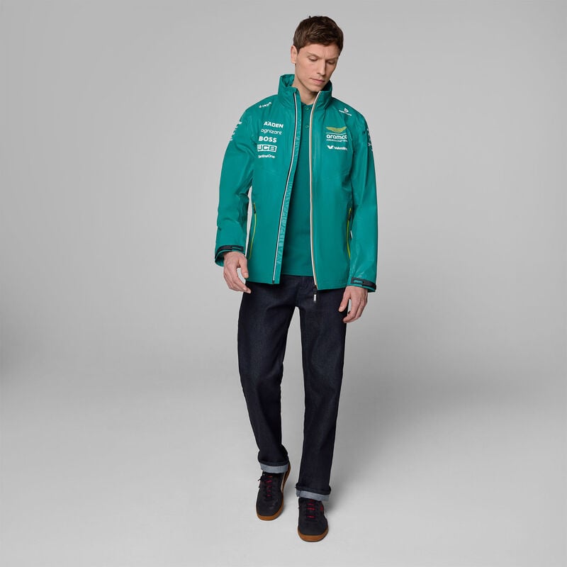 Aston Martin F1 Team 2025 Team Rain Jacket