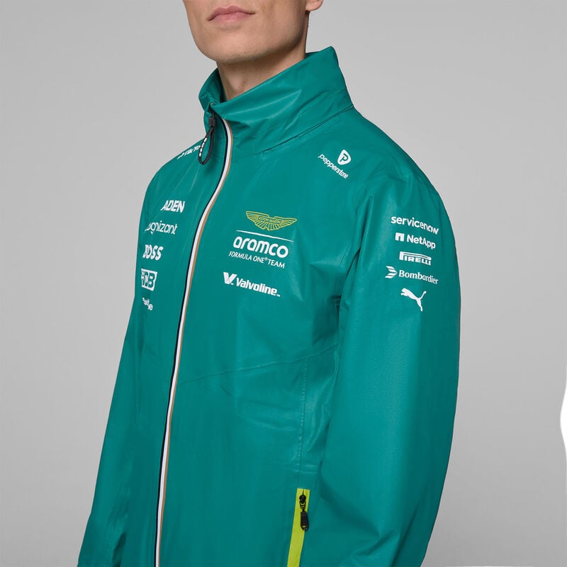 Aston Martin F1 Team 2025 Team Rain Jacket