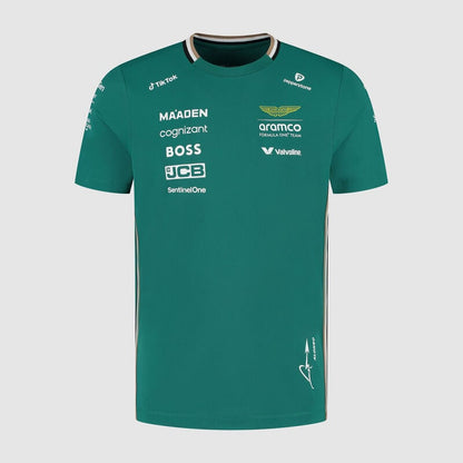 Aston Martin F1 Team 2025 Fernando Alonso Driver T-shirt