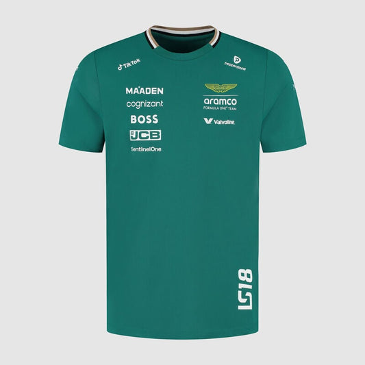 Aston Martin F1 Team 2025 Lance Stroll Driver T-shirt