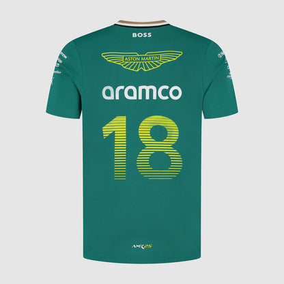 Aston Martin F1 Team 2025 Lance Stroll Driver T-shirt