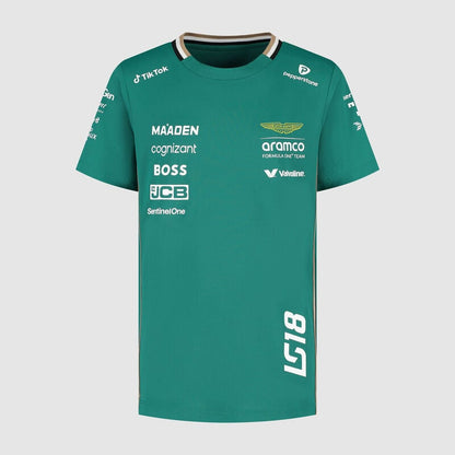 Aston Martin F1 Team 2025 Kids Lance Stroll Driver T-shirt