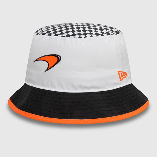 McLaren F1 New Era Checkered Bucket Hat