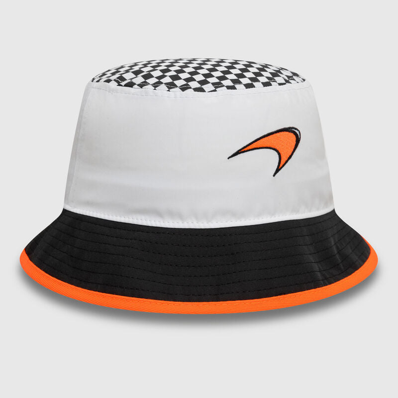 McLaren F1 New Era Checkered Bucket Hat