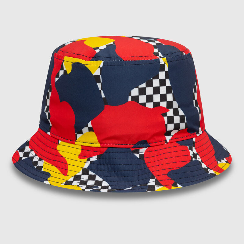 Red Bull Racing New Era Abstract Bucket Hat