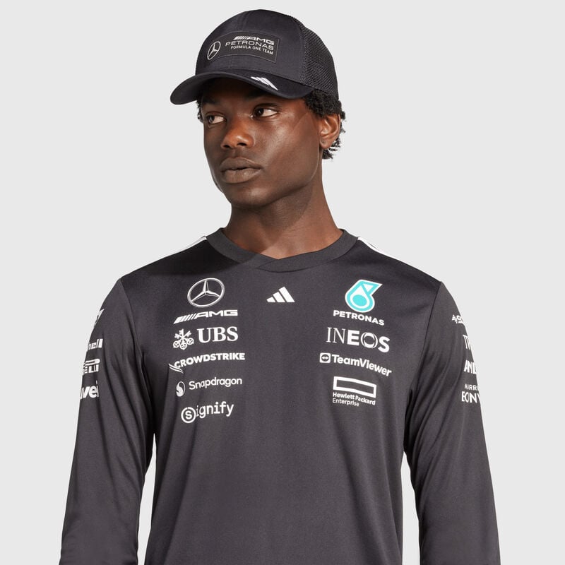 Mercedes-AMG F1 adidas 2025 Long Sleeve Driver T-shirt