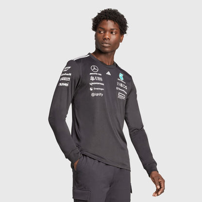 Mercedes-AMG F1 adidas 2025 Long Sleeve Driver T-shirt