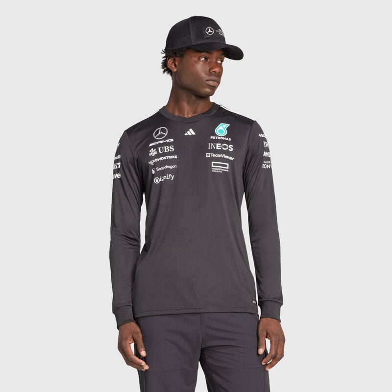 Mercedes-AMG F1 adidas 2025 Long Sleeve Driver T-shirt