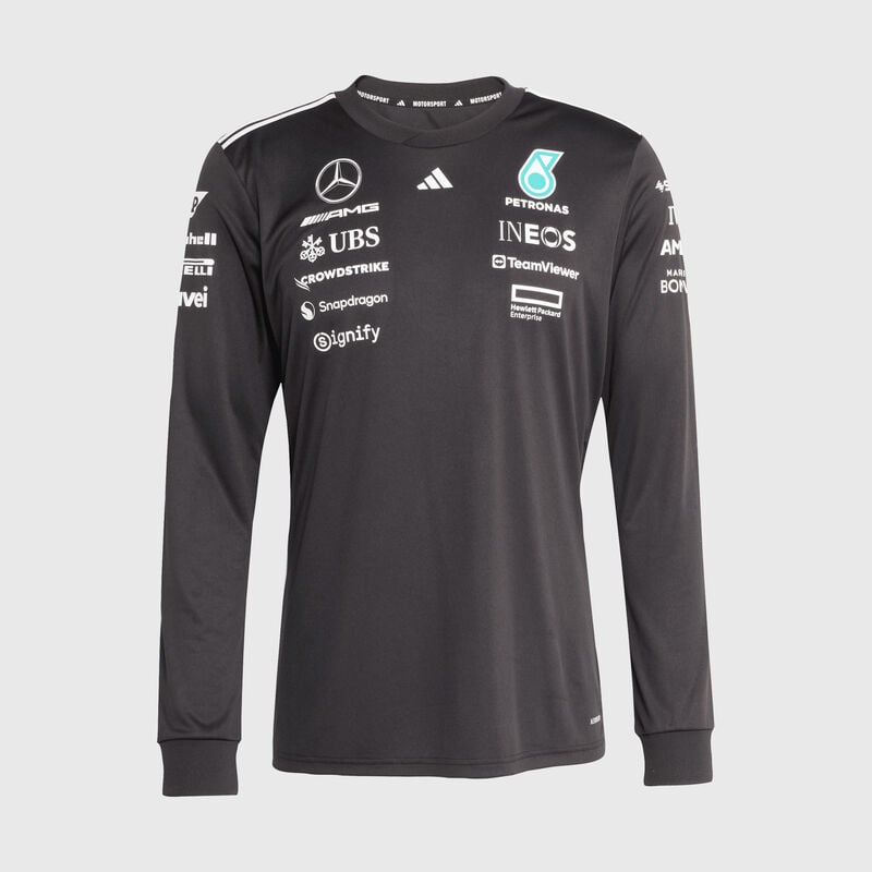 Mercedes-AMG F1 adidas 2025 Long Sleeve Driver T-shirt