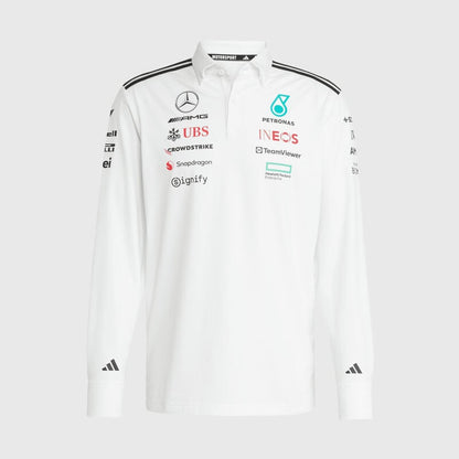 Mercedes-AMG F1 adidas 2025 Long Sleeve Team Polo