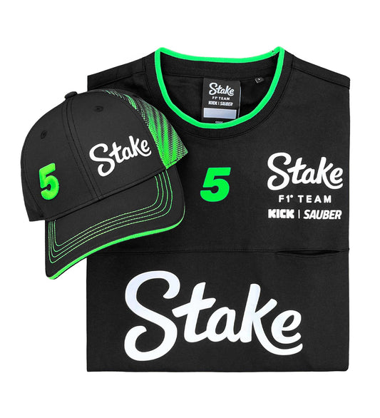 Stake F1 Team Kick Sauber Set: T-Shirt & Cap 5 Bortoleto